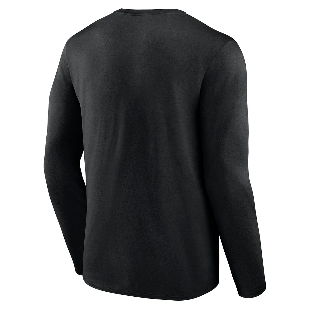 Men's Fanatics  Black San Francisco 49ers Long Sleeve T-Shirt