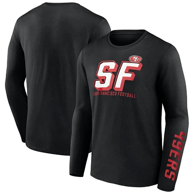 Men's Fanatics  Black San Francisco 49ers Long Sleeve T-Shirt