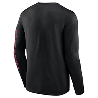 Men's Fanatics Black San Francisco 49ers Vision Long Sleeve T-Shirt