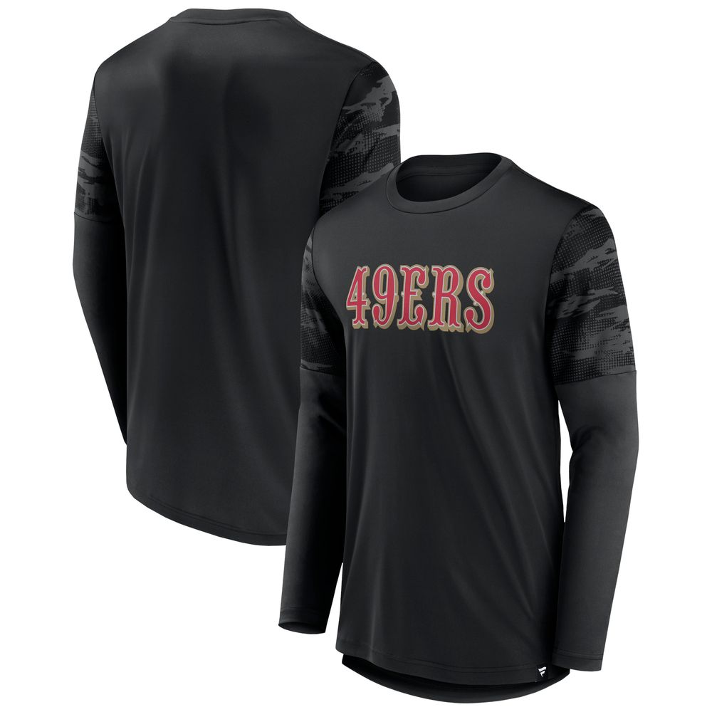 49ers black long sleeve shirt