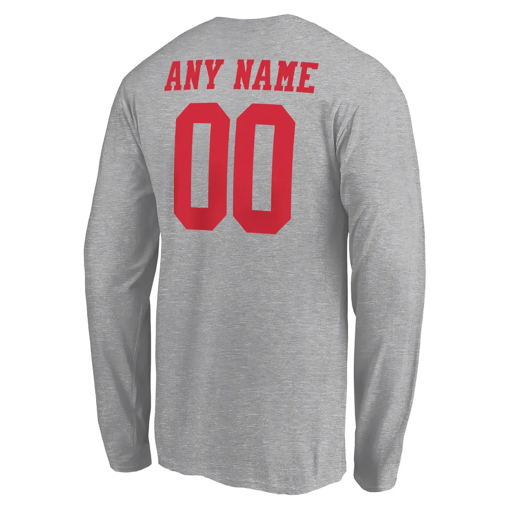 Men's Fanatics Branded Heather Gray San Francisco 49ers Logo