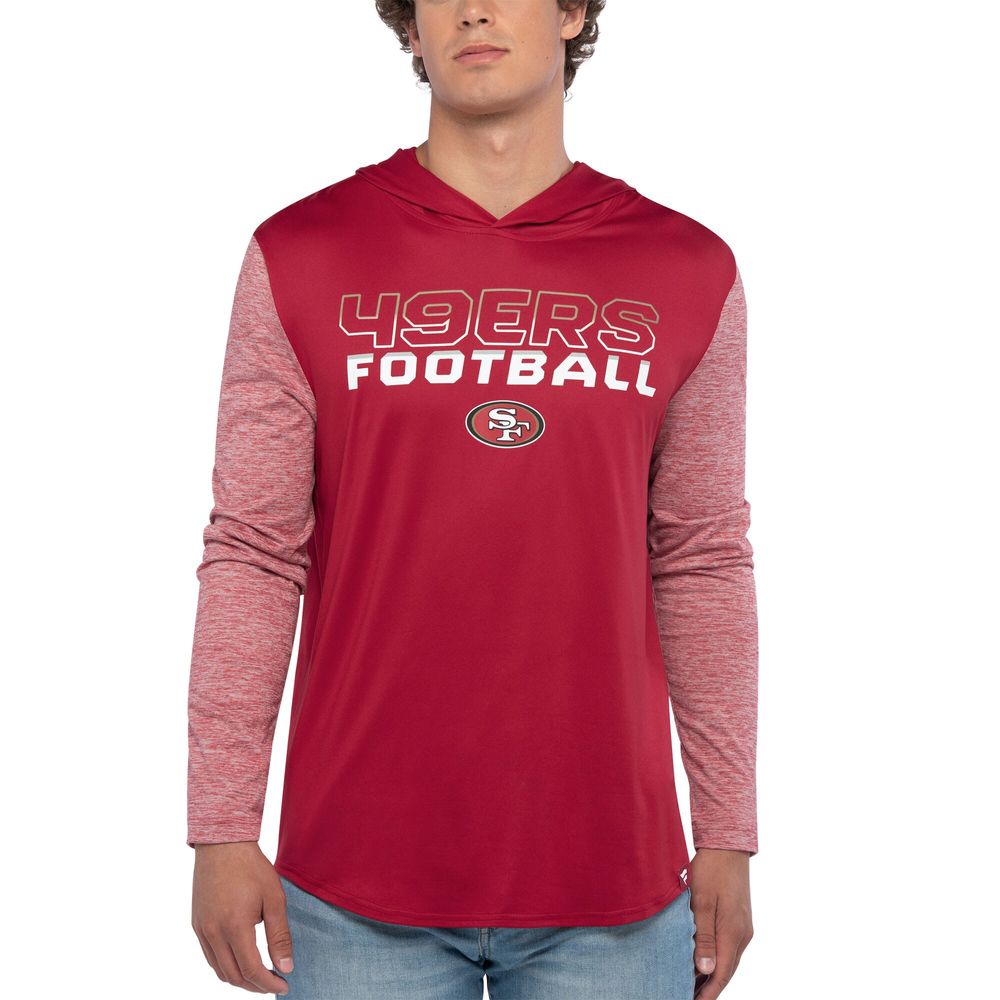 Youth Scarlet San Francisco 49ers Logo Pullover Hoodie