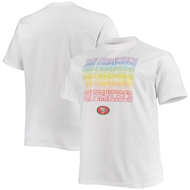 Men's San Francisco 49ers '47 Scarlet Fast Track Tonal Highlight T