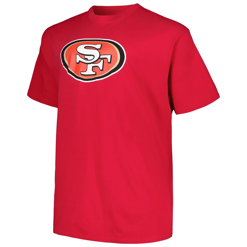 T-shirt avec nom et numéro de joueur Fanatics Brock Purdy Scarlet San Francisco 49ers pour hommes