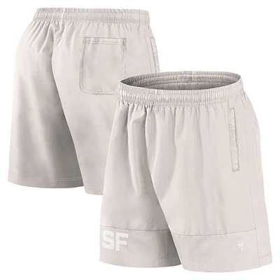 Short Fanatics crème San Francisco 49ers Elements pour hommes