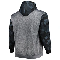 Men's Fanatics Heather Charcoal San Francisco 49ers Big & Tall Camo Pullover Hoodie