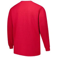 Men's Fanatics Scarlet San Francisco 49ers Big & Tall Thermal Long Sleeve T-Shirt