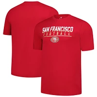T-shirt Fanatics Scarlet pour homme avec logo San Francisco 49ers