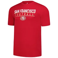 T-shirt Fanatics Scarlet pour homme avec logo San Francisco 49ers