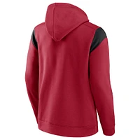 Men's Fanatics Scarlet San Francisco 49ers Call The Shot Pullover Hoodie