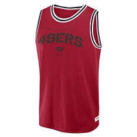 Men's Fanatics Scarlet San Francisco 49ers Elements Future Ground Jersey Tank Top