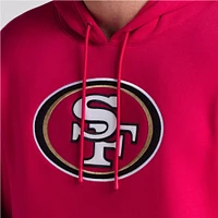 Sweat à capuche en polaire Fanatics Scarlet Legacy pour homme des San Francisco 49ers