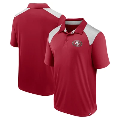 Men's Fanatics Scarlet San Francisco 49ers Primary Polo