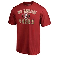 Men's Fanatics Scarlet San Francisco 49ers Victory Arch T-Shirt