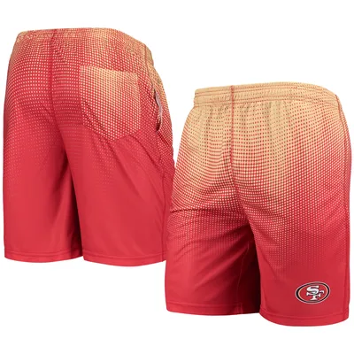 Men's Pro Standard Black San Francisco 49ers Allover Print Mini Logo Shorts