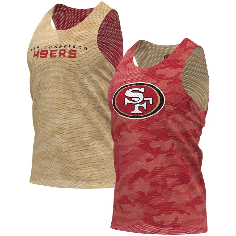 Women's San Francisco 49ers Scarlet Plus Size Team Racerback Tank Top