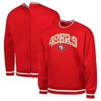 Sweat-shirt en polaire Adaptive Blocker G-III Sports by Carl Banks Scarlet pour homme des 49ers de San Francisco