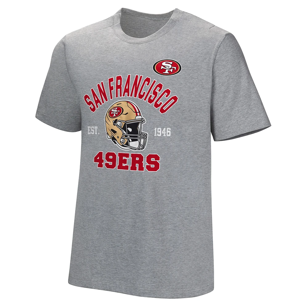 Men's  Gray San Francisco 49ers Tackle Adaptive T-Shirt