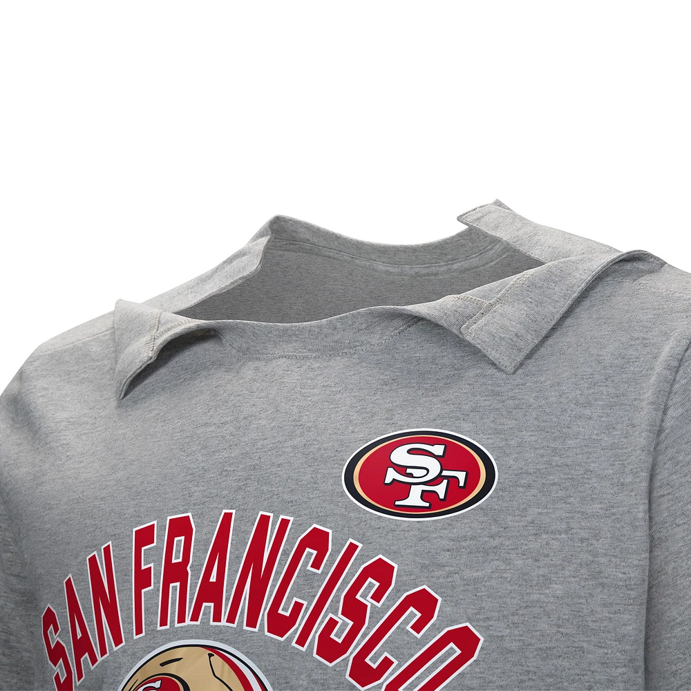 T-shirt adaptatif gris San Francisco 49ers Tackle pour hommes