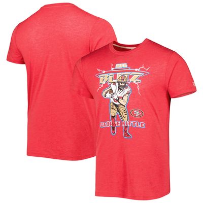 Homage Men's Red St. Louis Cardinals Grateful Dead Tri-Blend T-shirt