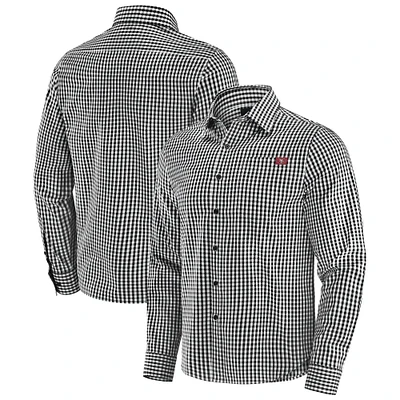 Chemise boutonnée à manches longues Dual Threat pour homme J. Palmer Black San Francisco 49ers