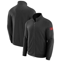 Sweat-shirt zippé QB1 noir J. Palmer pour homme des 49ers de San Francisco