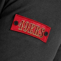 Sweat-shirt zippé QB1 noir J. Palmer pour homme des 49ers de San Francisco