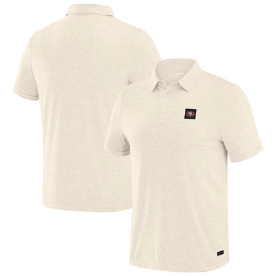 Polo J. Palmer blanc à quatre points pour homme des 49ers de San Francisco