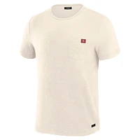 T-shirt à poche pour homme J. Palmer blanc San Francisco 49ers