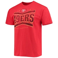 T-shirt pour homme Junk Food Scarlet San Francisco 49ers Local