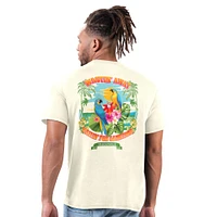 Men's Margaritaville Cream San Francisco 49ers Wastin' Away T-Shirt