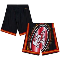 Mitchell & Ness Short pour homme San Francisco 49ers Big Face 7.0 noir