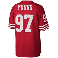 Men's Mitchell & Ness Bryant Young Scarlet San Francisco 49ers Legacy Replica Jersey