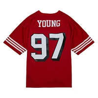 Men's Mitchell & Ness Bryant Young Scarlet San Francisco 49ers Legacy Replica Jersey