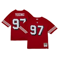 Maillot réplique Mitchell & Ness Bryant Young Scarlet San Francisco 49ers Legacy pour hommes