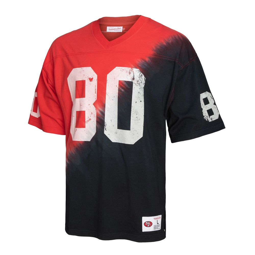 Men's San Francisco 49ers Jerry Rice Mitchell Ness Scarlet