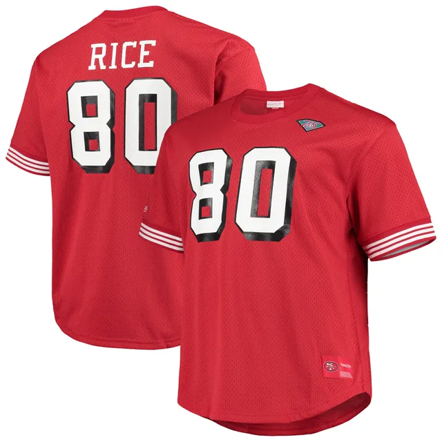 Mitchell & Ness Women's Jerry Rice Scarlet San Francisco 49ers 1990 Legacy Replica Jersey - Scarlet