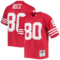 Men's Mitchell & Ness Jerry Rice Scarlet San Francisco 49ers Legacy Replica Jersey