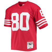 Men's Mitchell & Ness Jerry Rice Scarlet San Francisco 49ers Legacy Replica Jersey