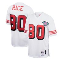 Men's Mitchell & Ness Jerry Rice White San Francisco 49ers 1994 Authentic Throwback Retired Player Jersey