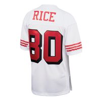 Men's Mitchell & Ness Jerry Rice White San Francisco 49ers 1994 Authentic Throwback Retired Player Jersey