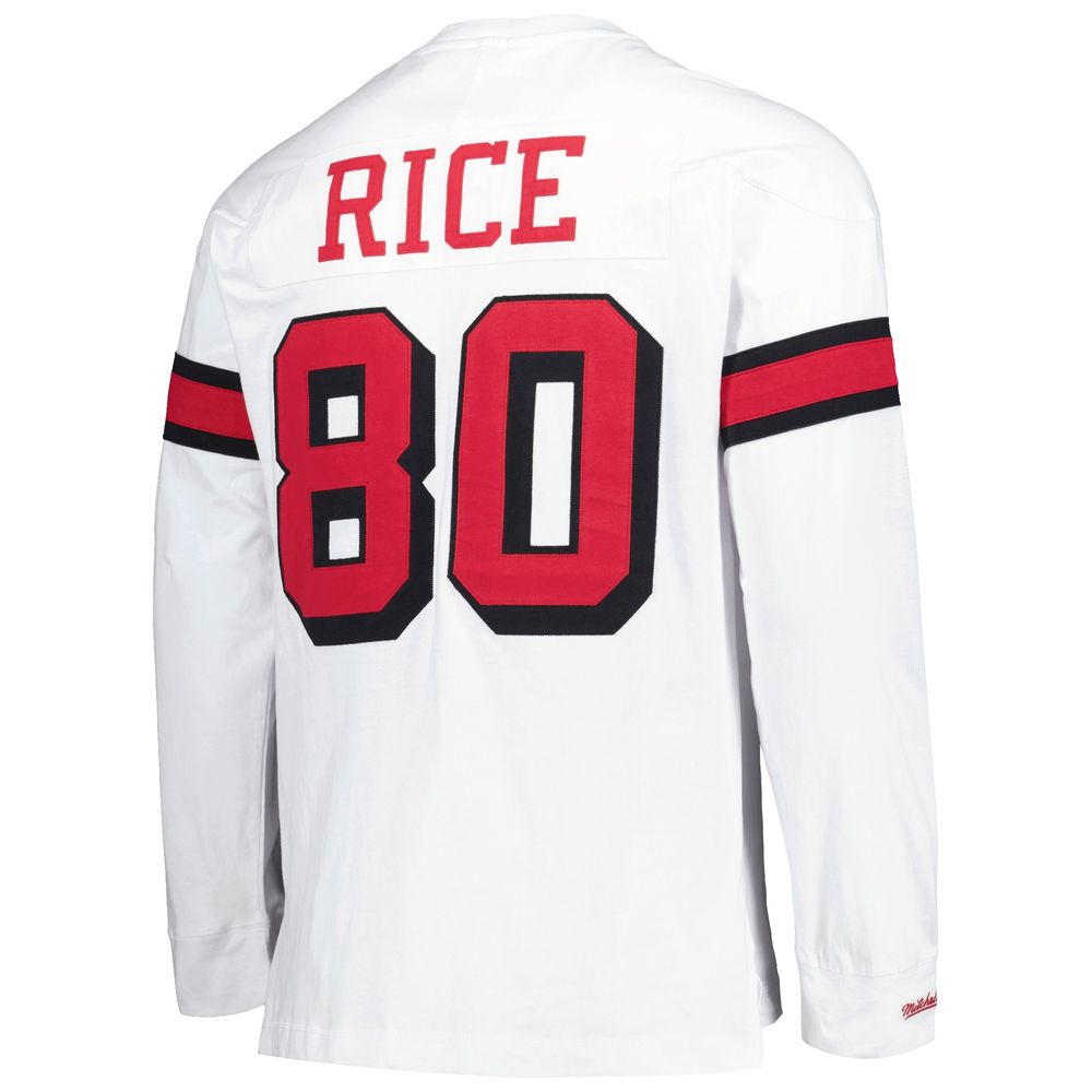 Jerry Rice San Francisco 49ers Mitchell & Ness White Football Jersey -  Fanatics