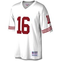 Men's Mitchell & Ness Joe Montana White San Francisco 49ers Legacy Replica Jersey