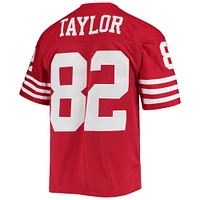 Maillot réplique Mitchell & Ness John Taylor Scarlet San Francisco 49ers Legacy pour hommes