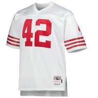 Men's Mitchell & Ness Ronnie Lott White San Francisco 49ers Big Tall 1990 Retired Player Replica Jersey