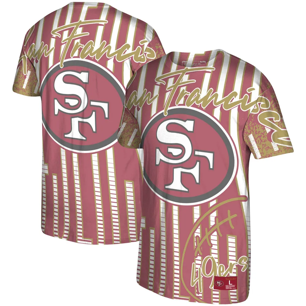 Men's New Era Scarlet San Francisco 49ers Team Logo T-Shirt Size: Small