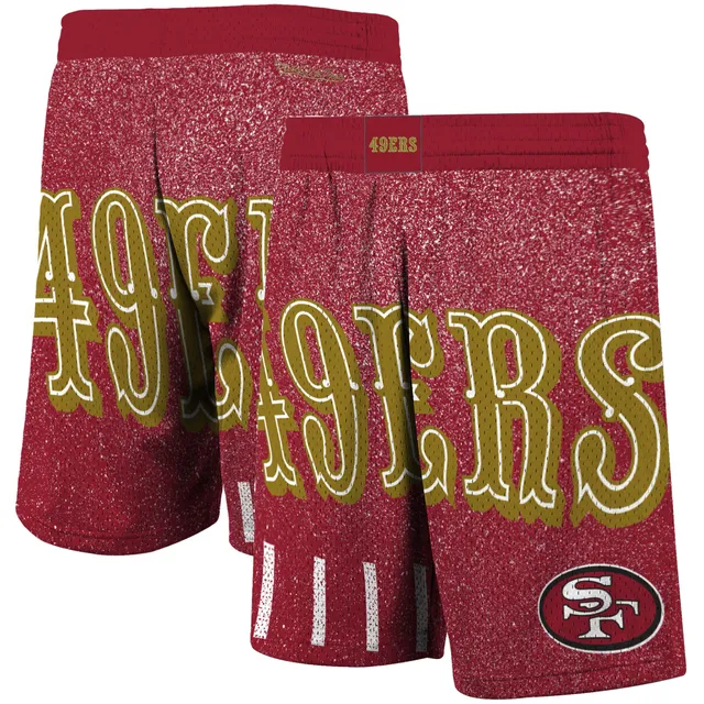 Lids San Francisco 49ers FOCO Running Shorts - Scarlet