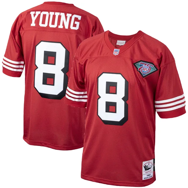 Men's Nike Steve Young White San Francisco 49ers Retired Player Game Jersey