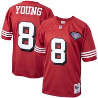 Men's Mitchell & Ness Steve Young Scarlet San Francisco 49ers 1994 Authentic Throwback Retired Player Jersey