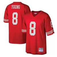 Maillot réplique Mitchell & Ness Steve Young Scarlet San Francisco 49ers Legacy pour hommes